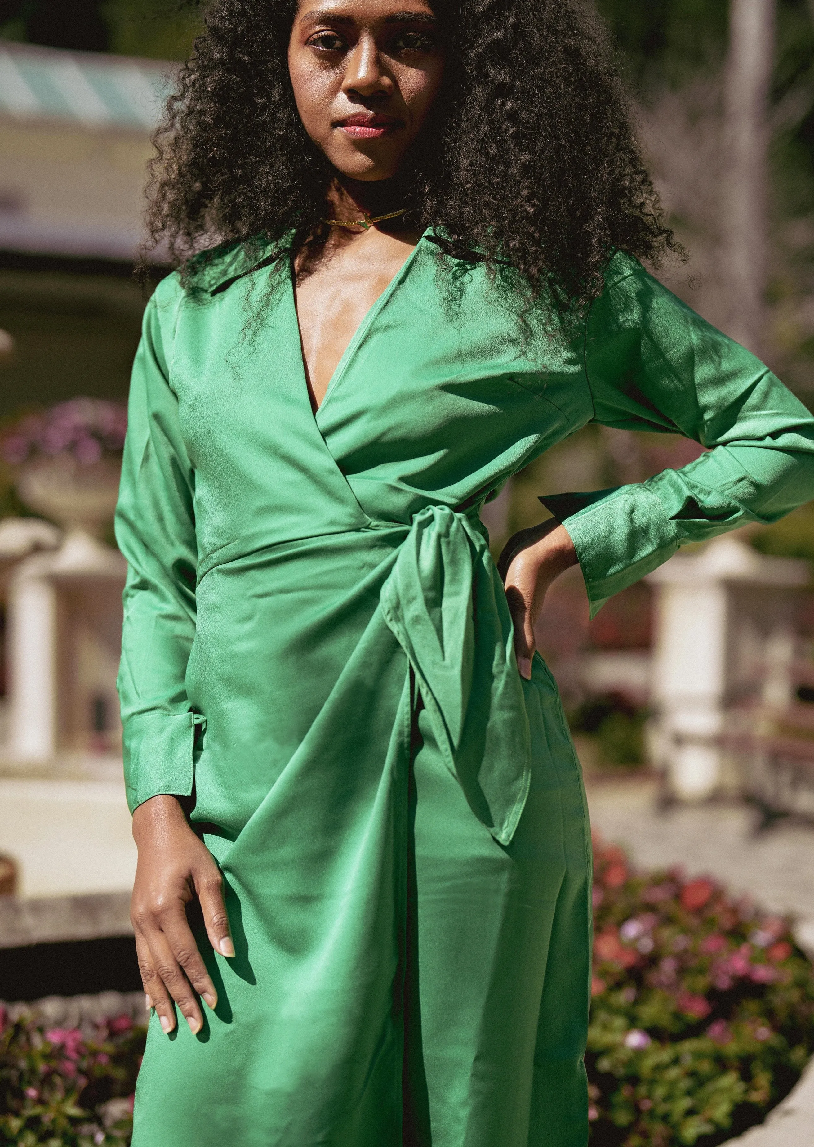 ROWEN DRESS in Green