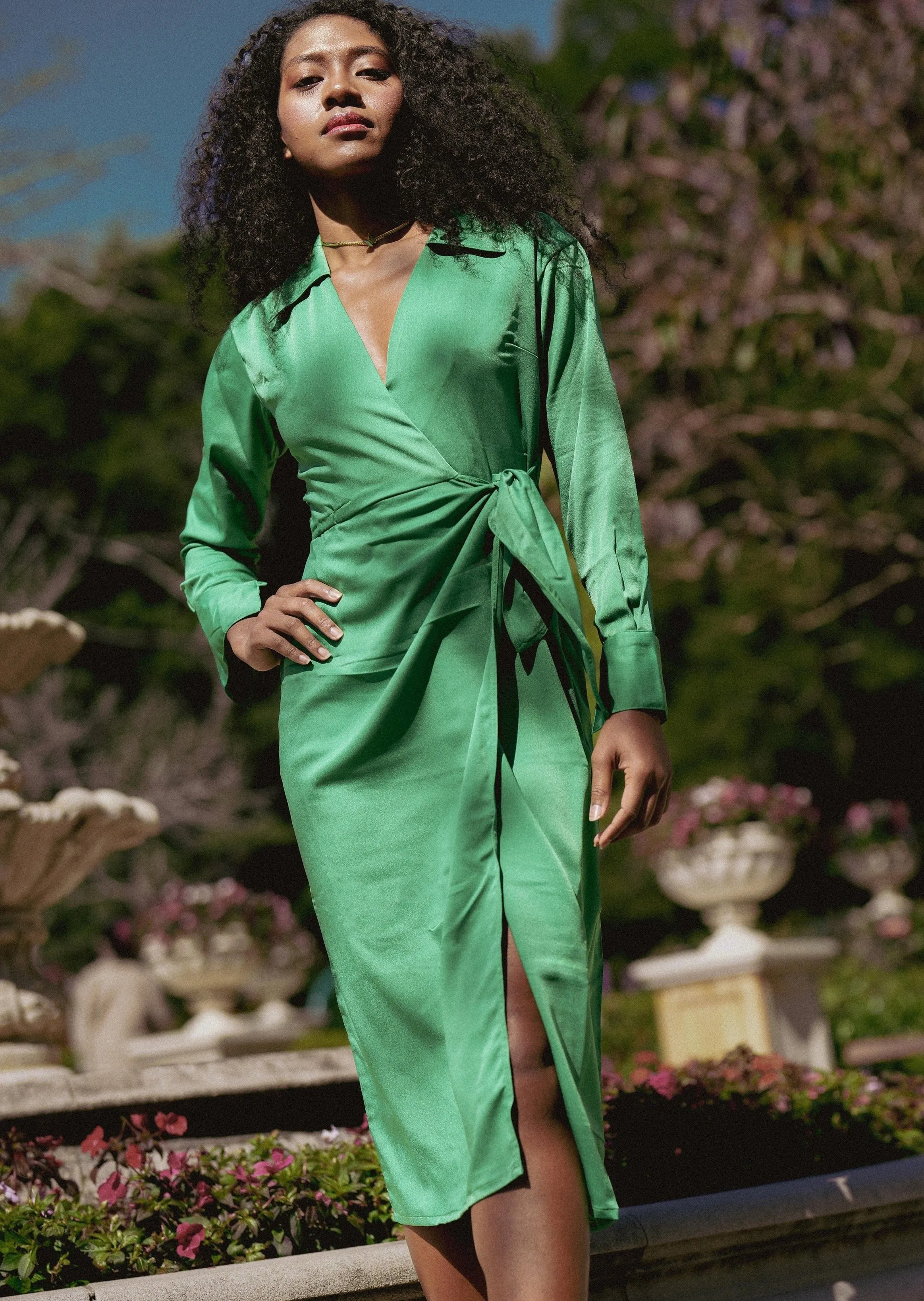 ROWEN DRESS in Green