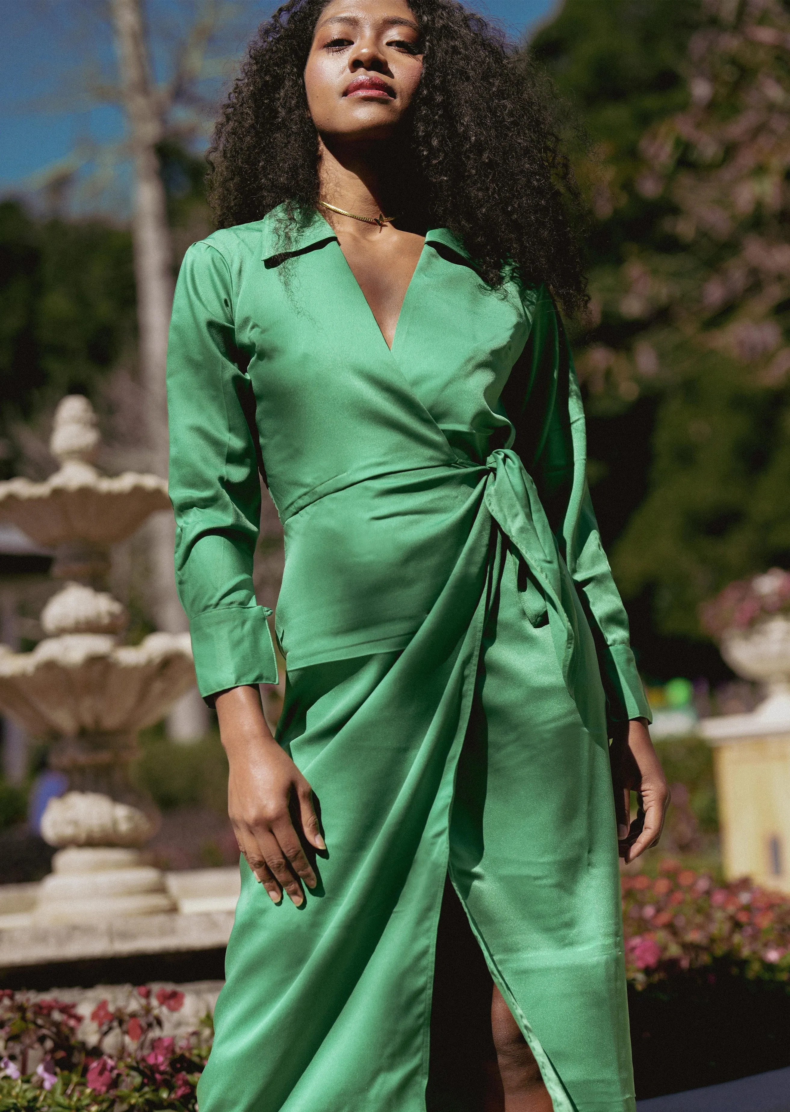 ROWEN DRESS in Green