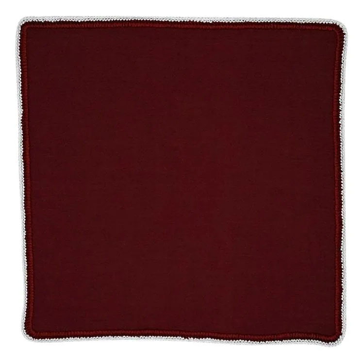 Royal Cremisi with Burgundy and Snow Flake Signature Borders