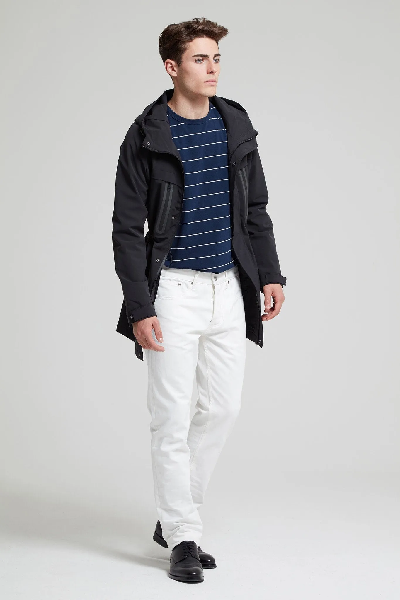 Shell Hooded Coat
