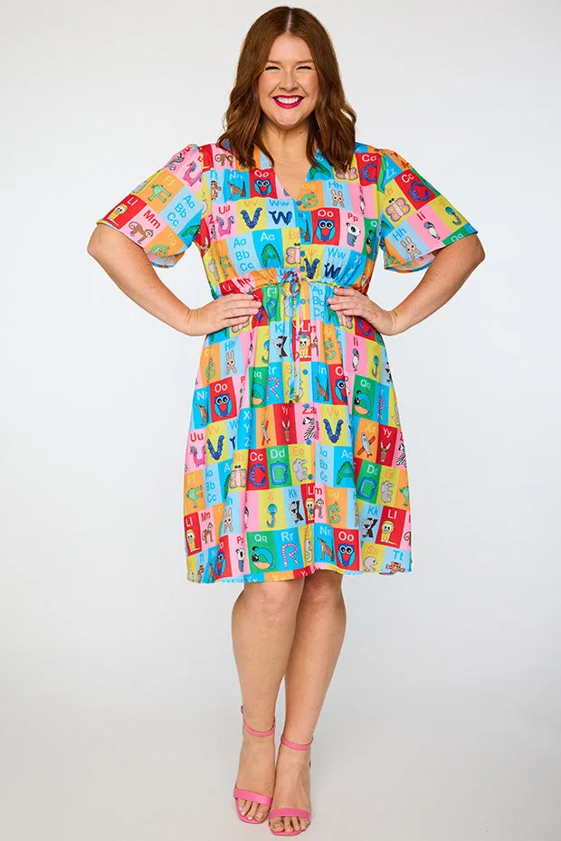 Siena Alpha Animal Cards Dress