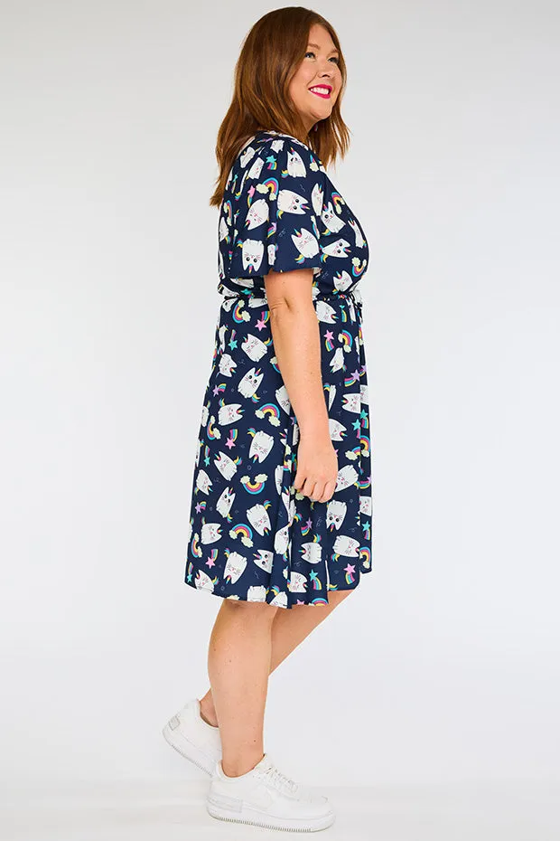 Siena Caticorns Navy Dress