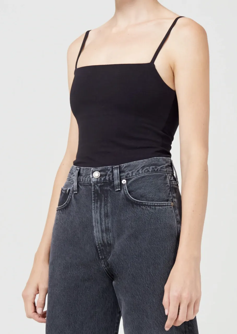 Squareneck Bodysuit - Black