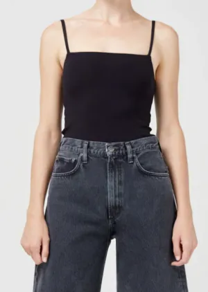 Squareneck Bodysuit - Black