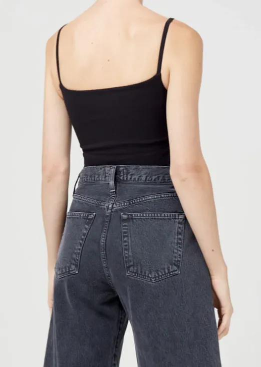 Squareneck Bodysuit - Black