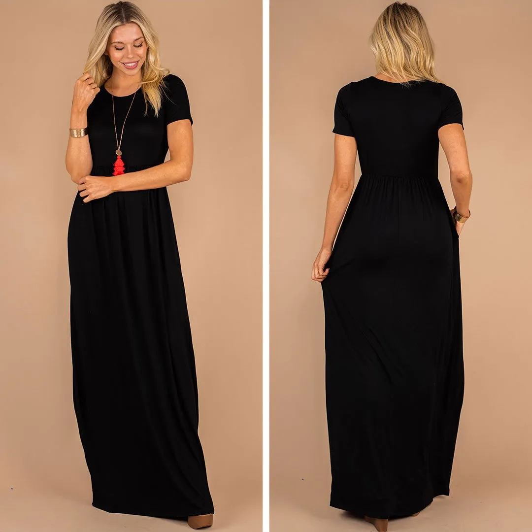 Such A Legend Black Maxi Dress