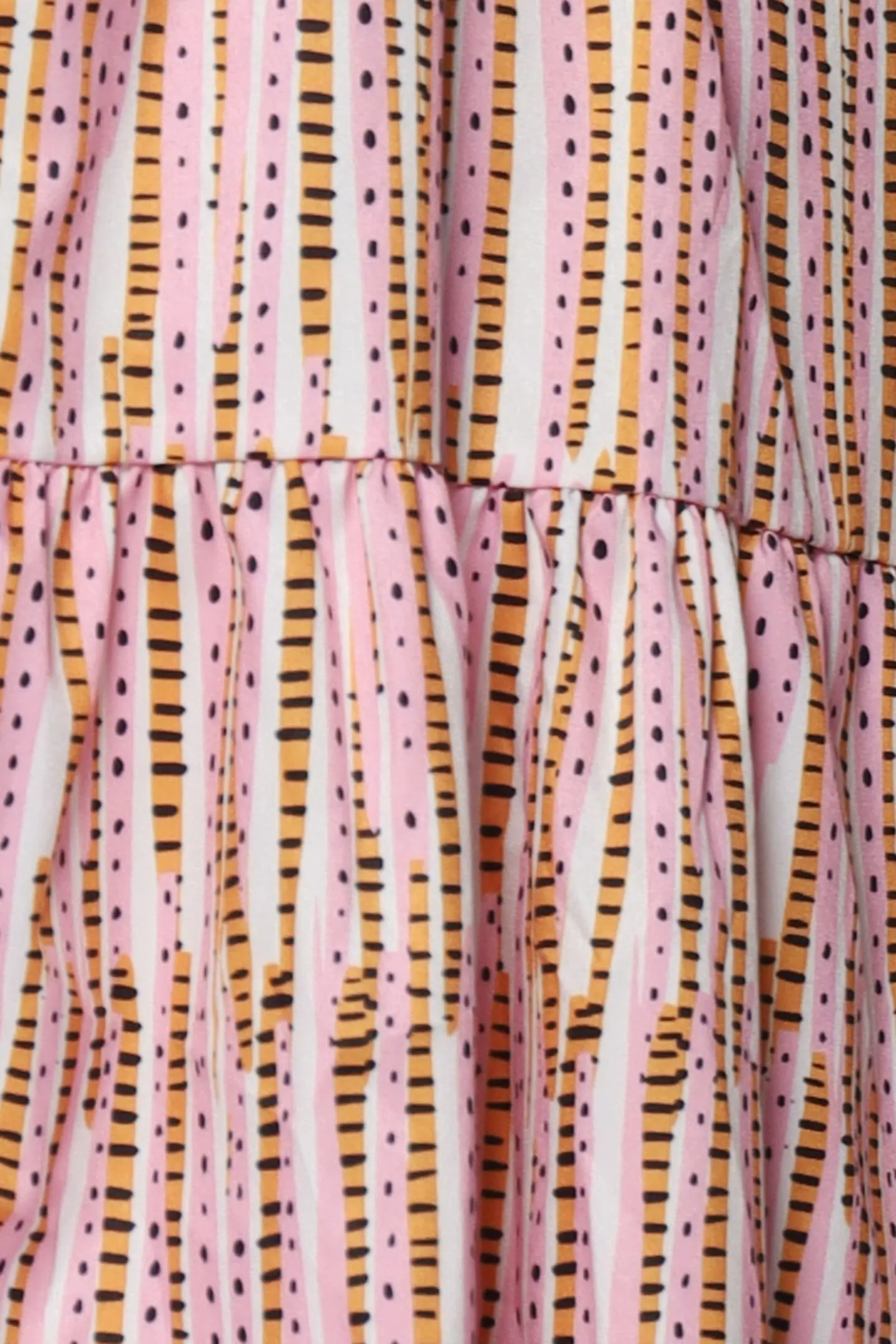 Sue Dress in Dotted Strokes