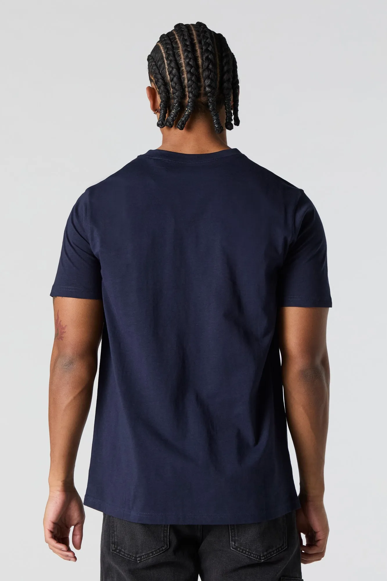 T-shirt Henley uni