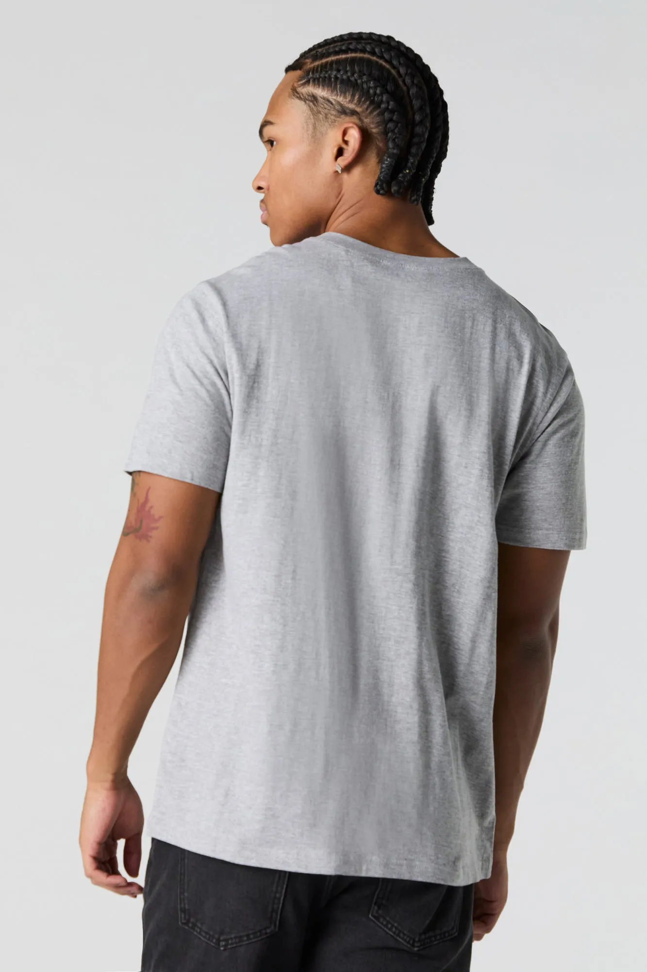 T-shirt Henley uni