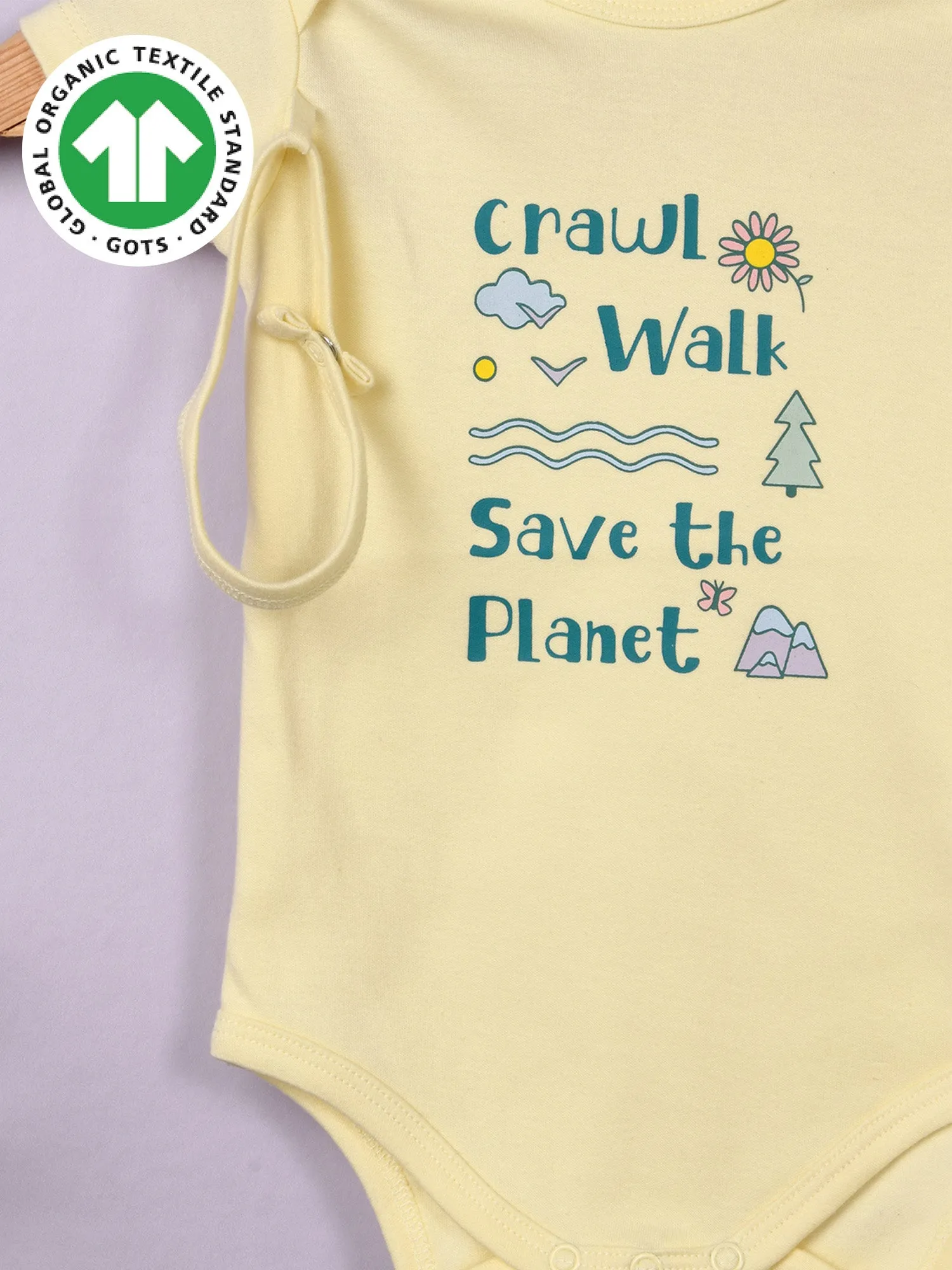 Take small steps - Organic Cotton Bodysuit