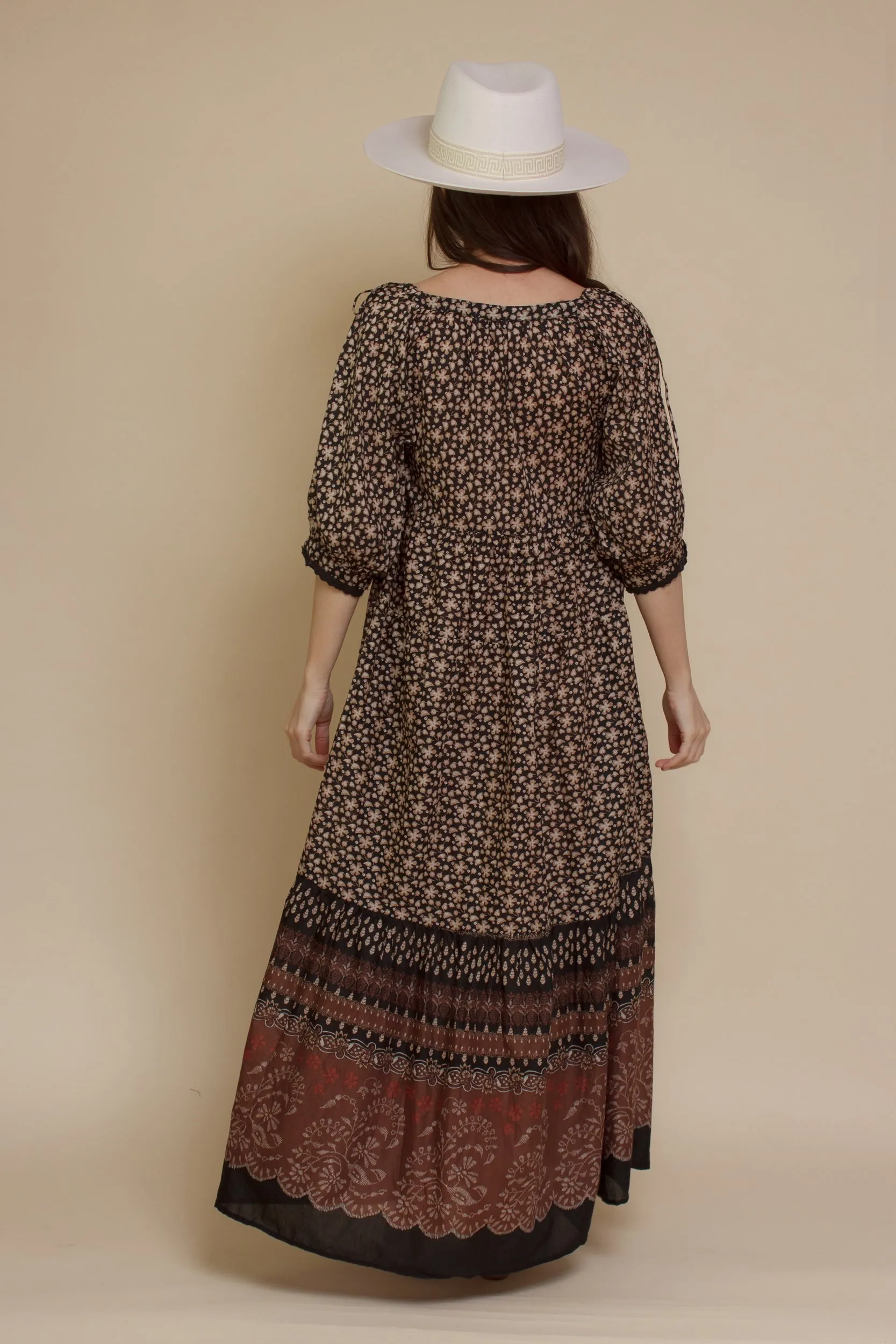 Taya Babydoll Maxi Dress