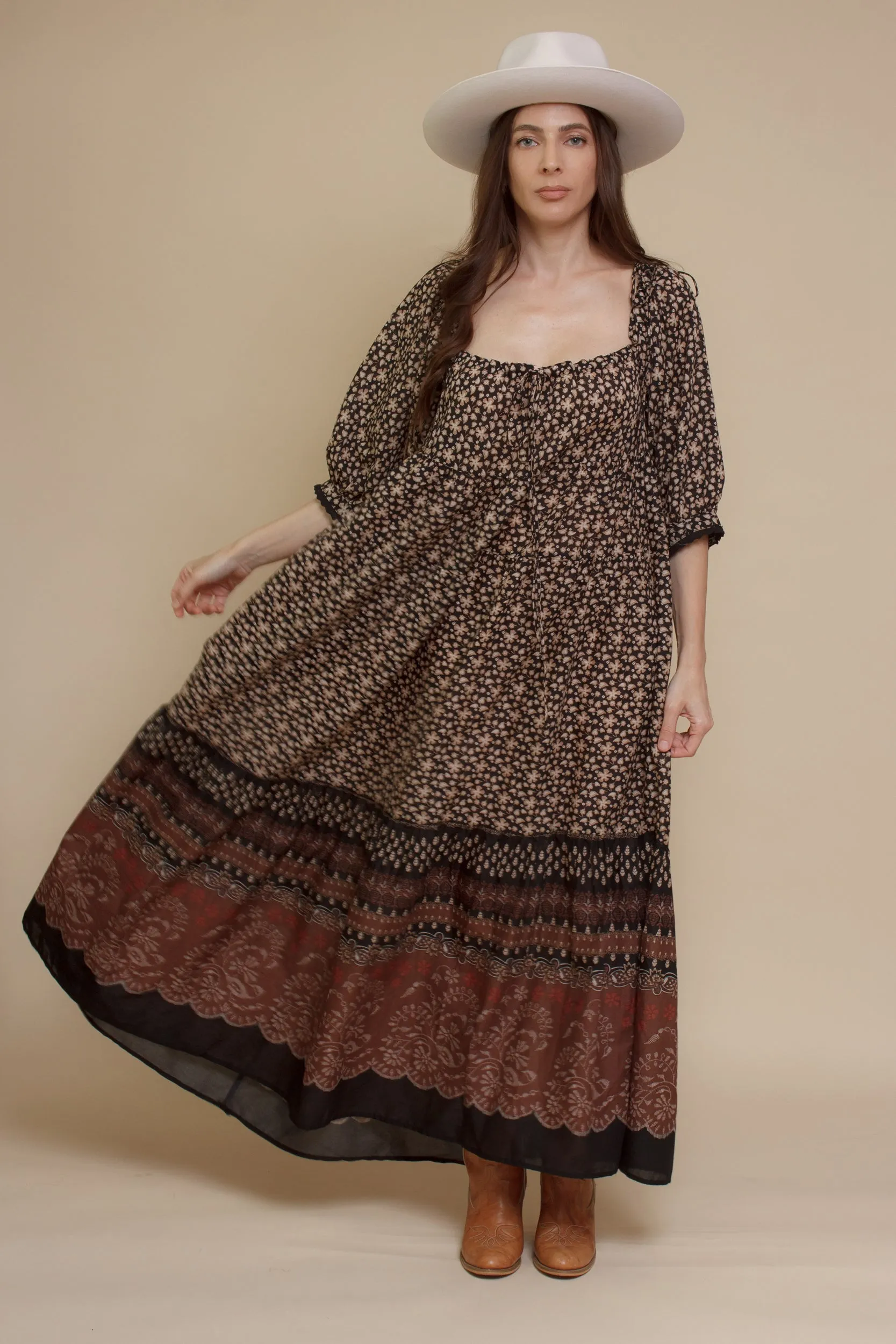 Taya Babydoll Maxi Dress