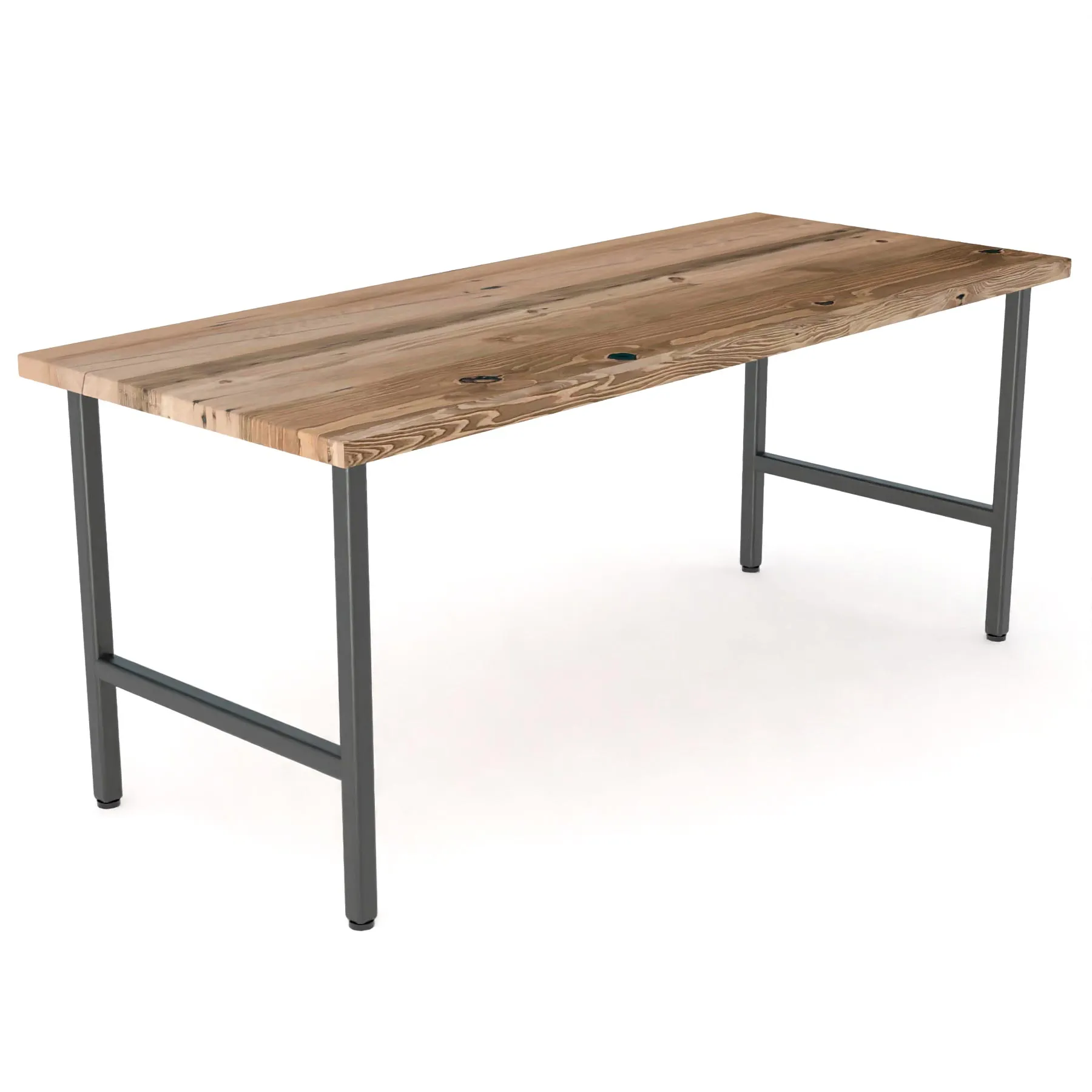 Urban Wood and Steel Desk
