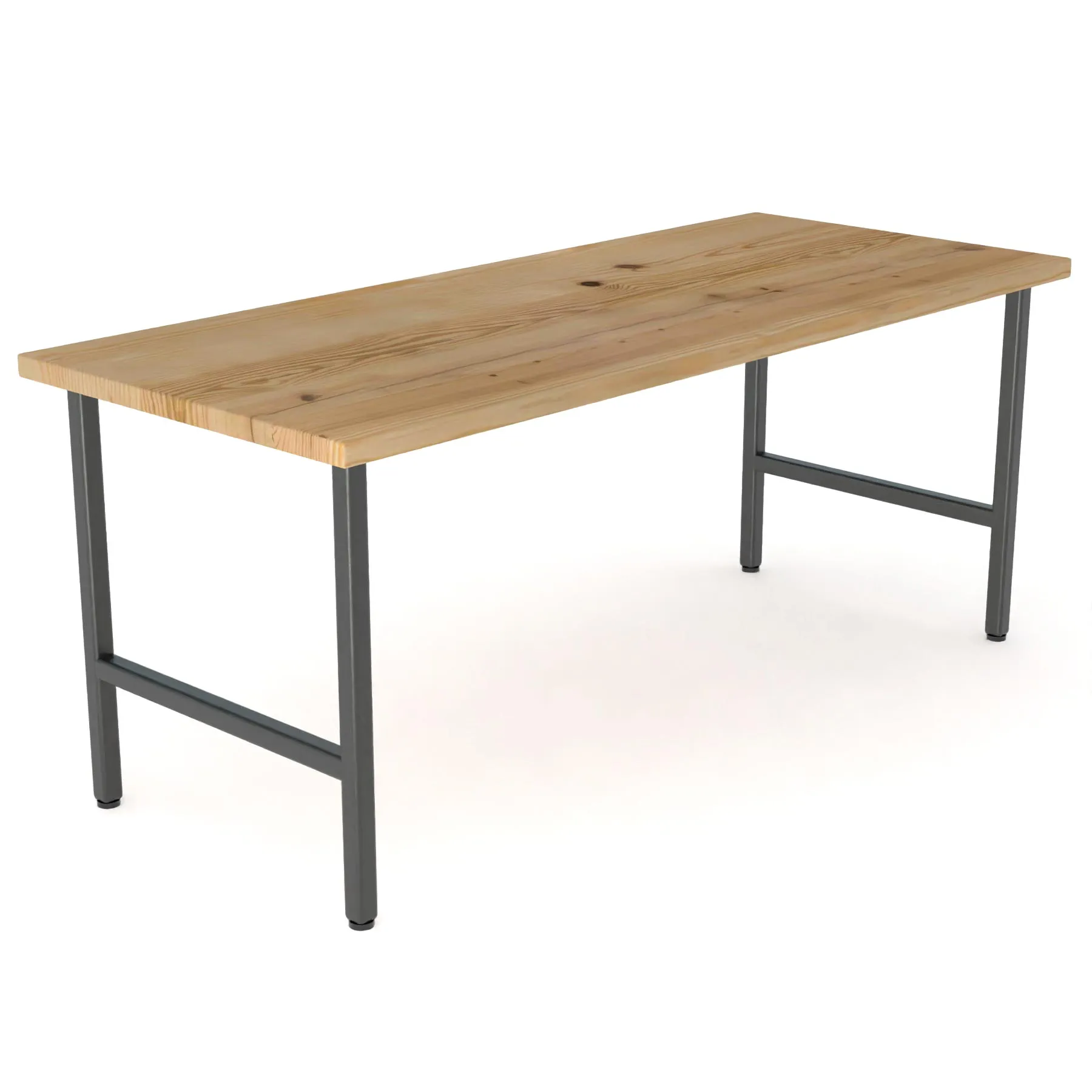 Urban Wood and Steel Desk