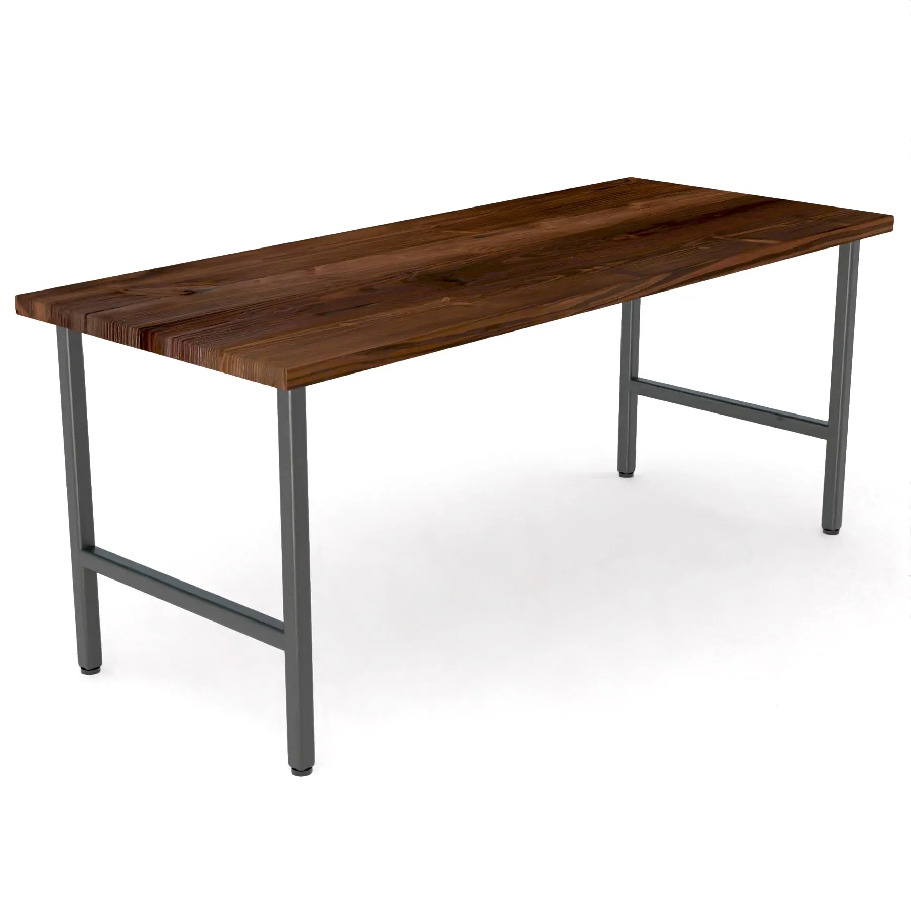Urban Wood and Steel Desk