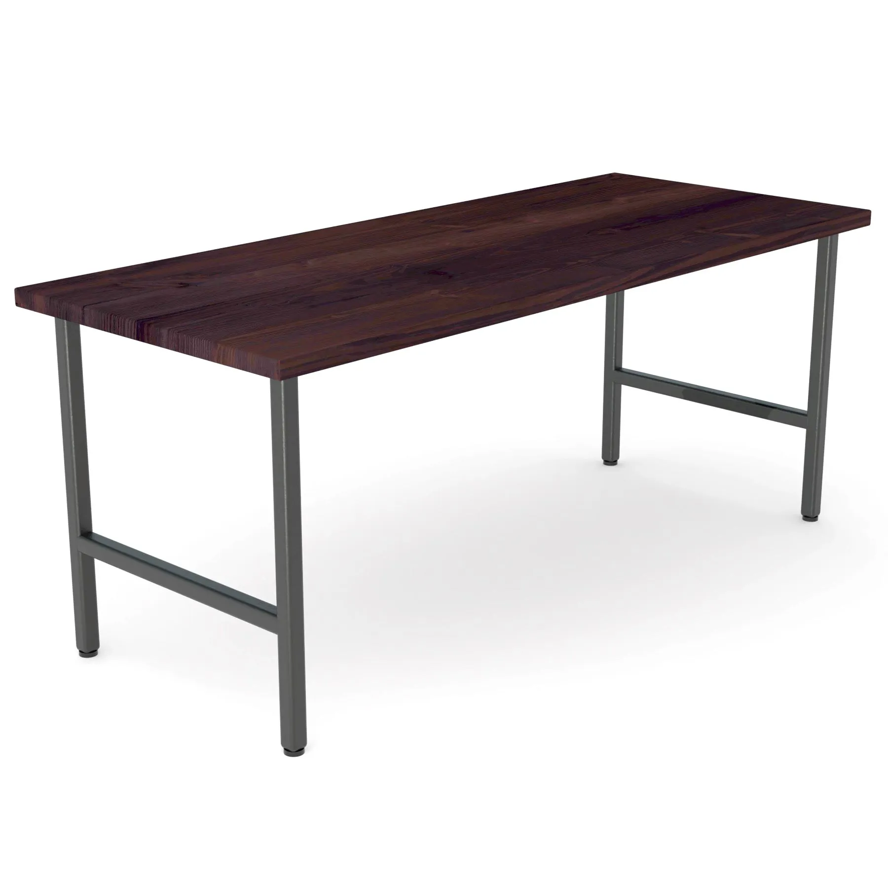 Urban Wood and Steel Desk