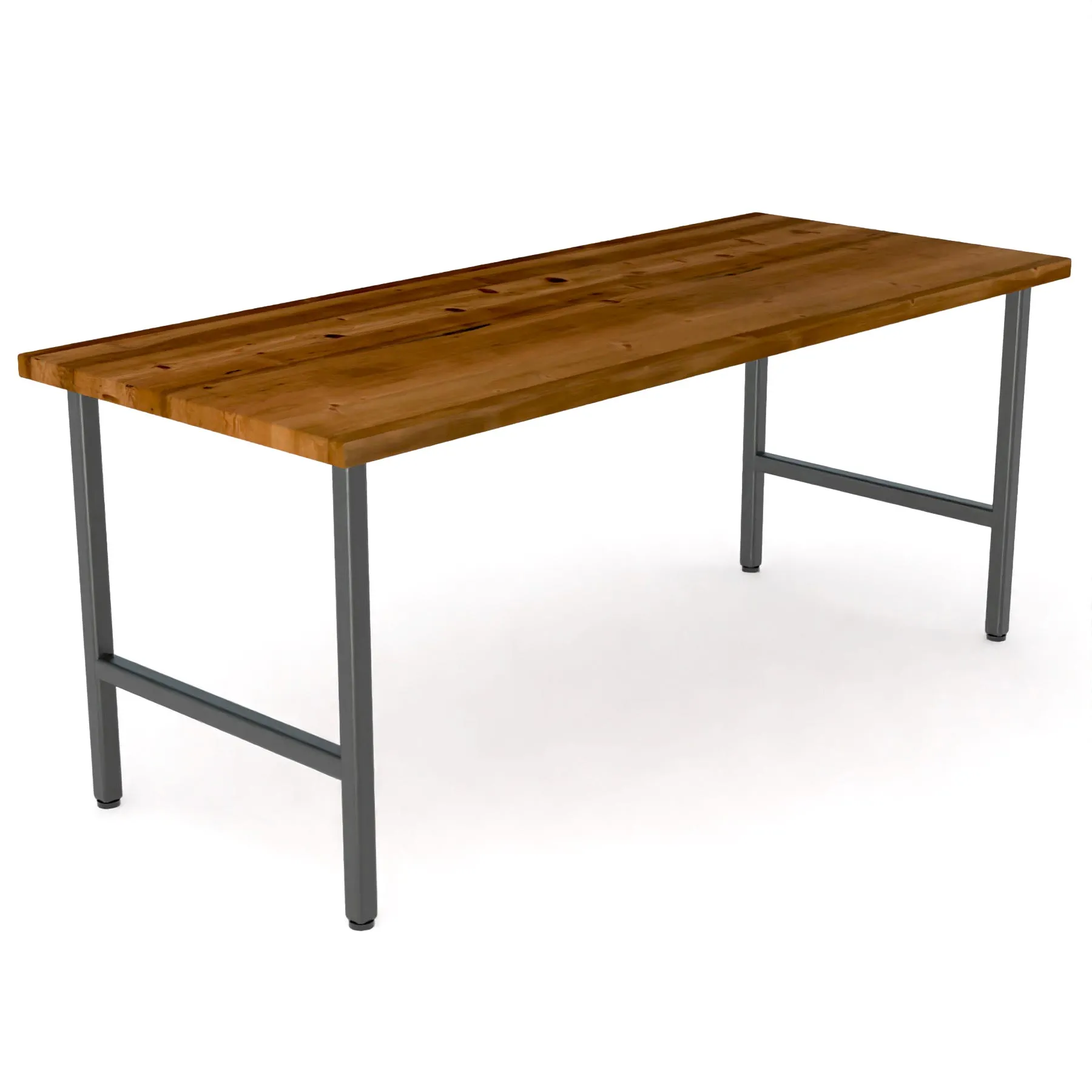 Urban Wood and Steel Desk