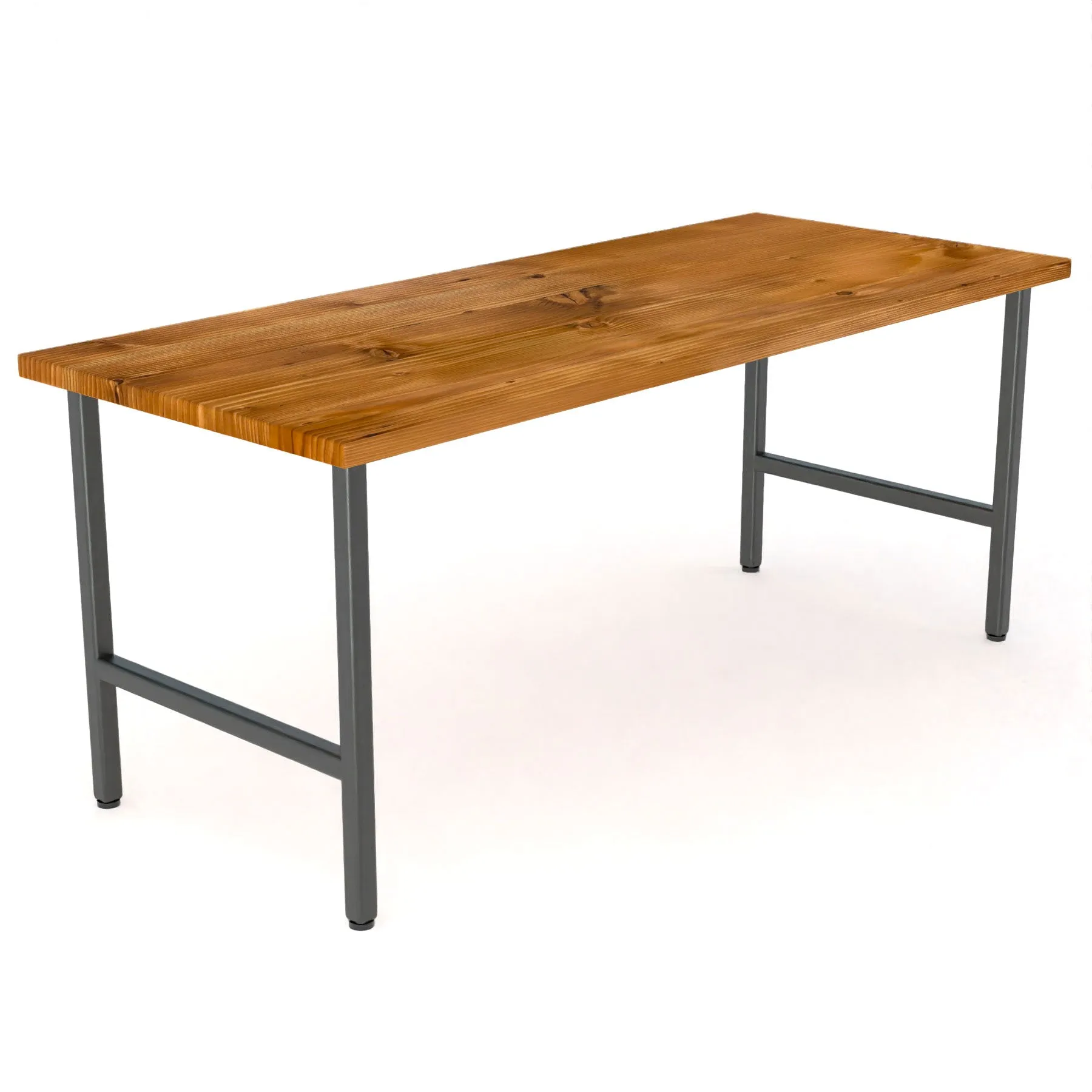 Urban Wood and Steel Desk