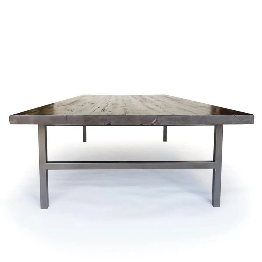 Urban Wood and Steel Dining Table