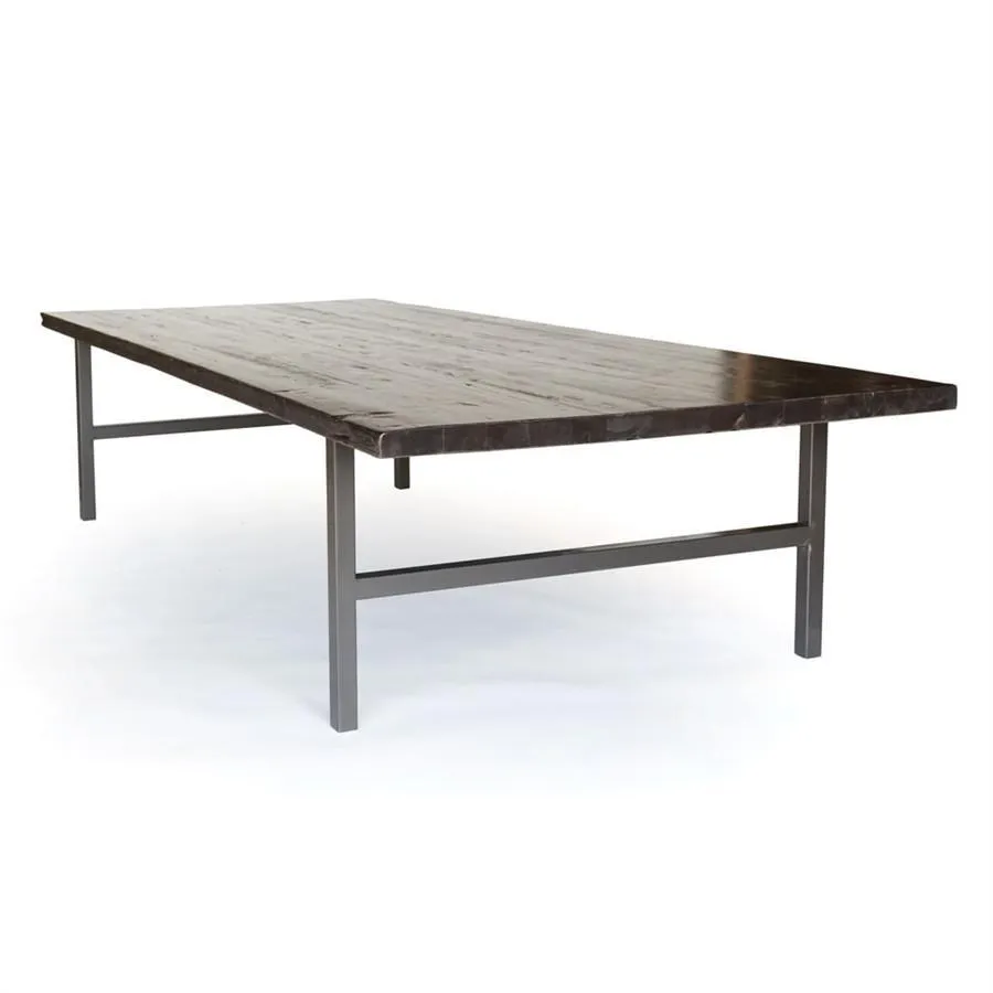 Urban Wood and Steel Dining Table