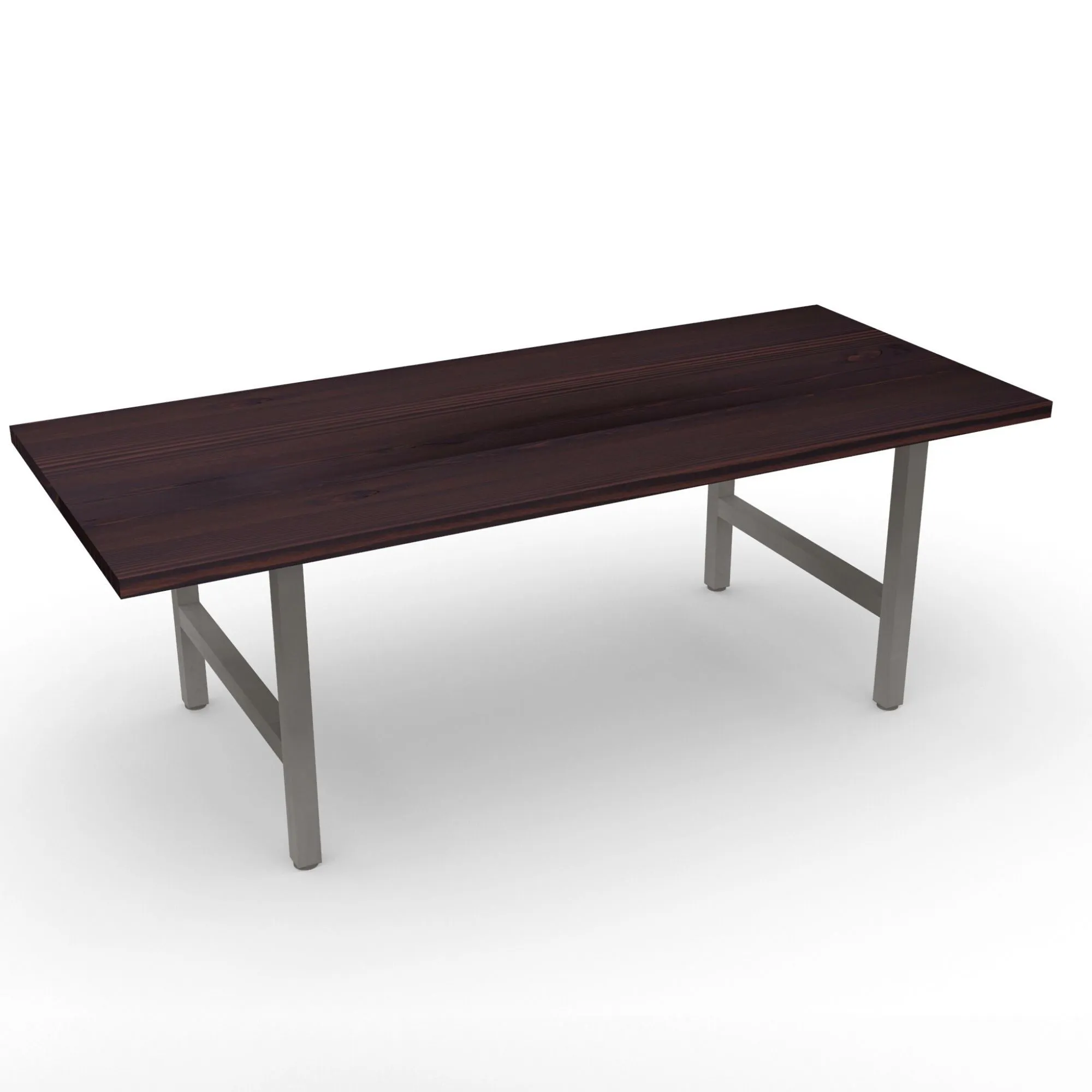 Urban Wood and Steel Dining Table
