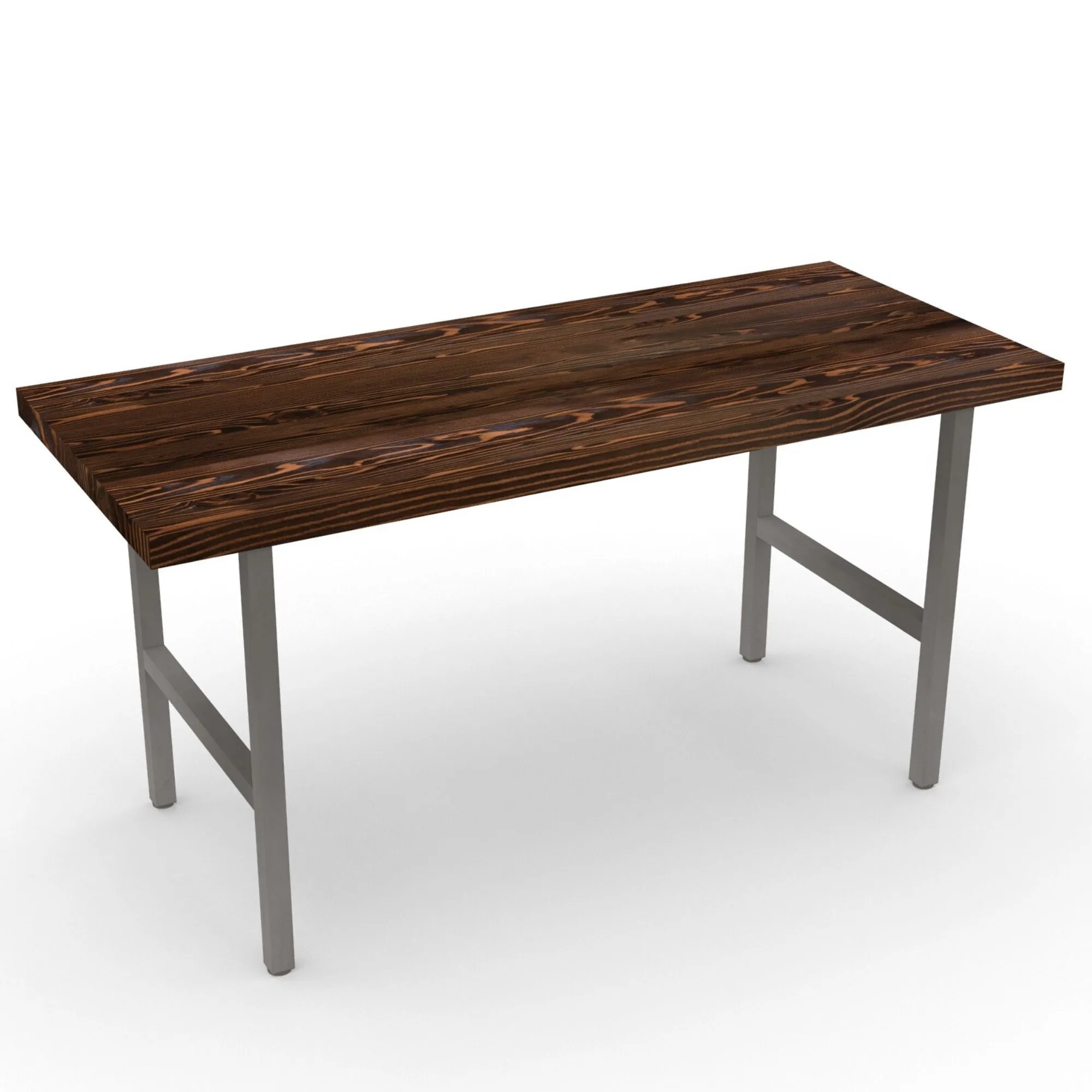 Urban Wood and Steel High Top Dining Table