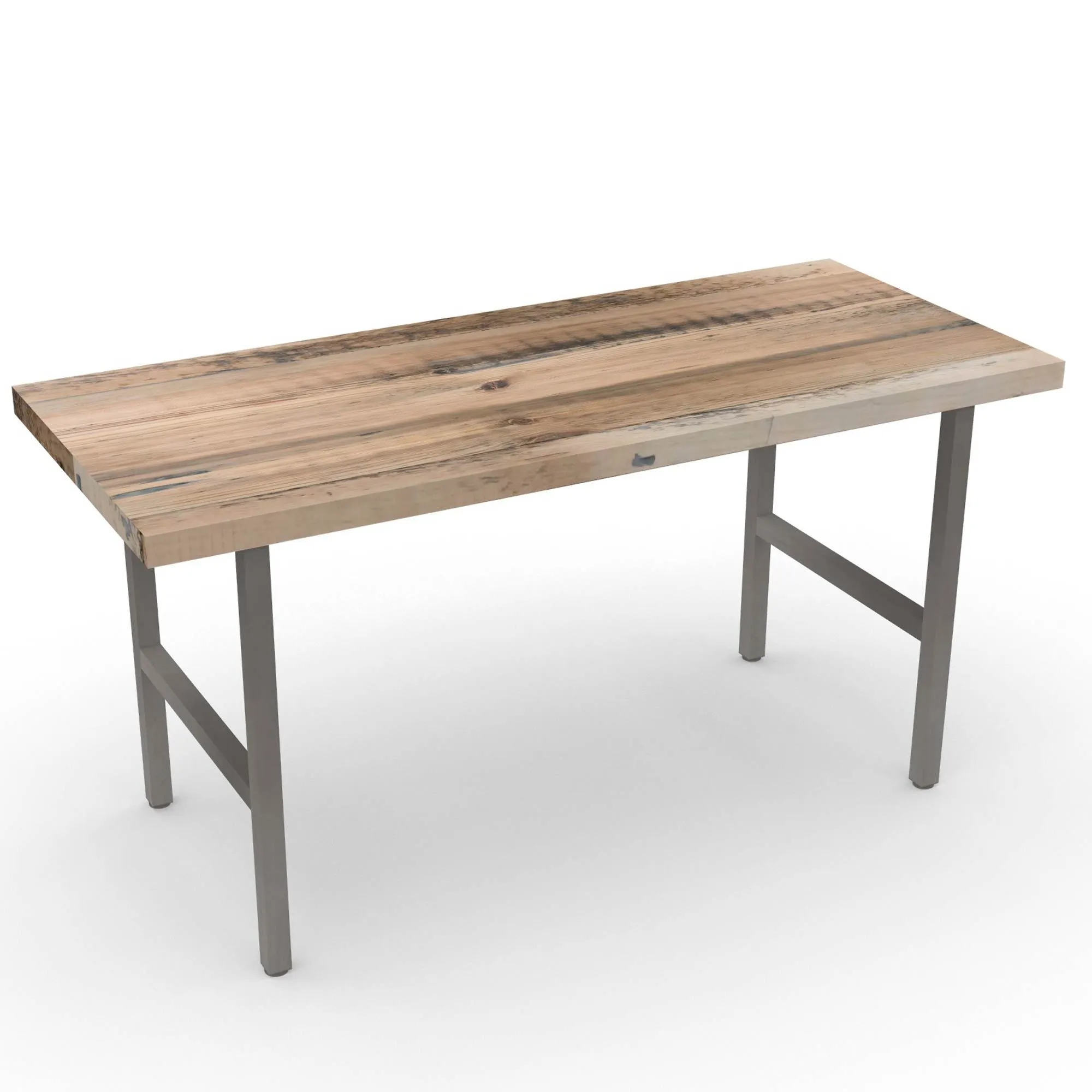 Urban Wood and Steel High Top Dining Table