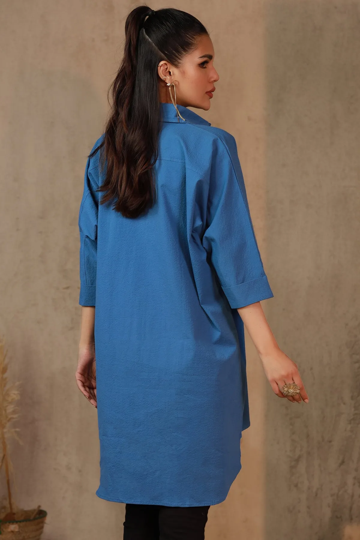 Valencia Self Printed Tunic Top - W22 - WTN0013