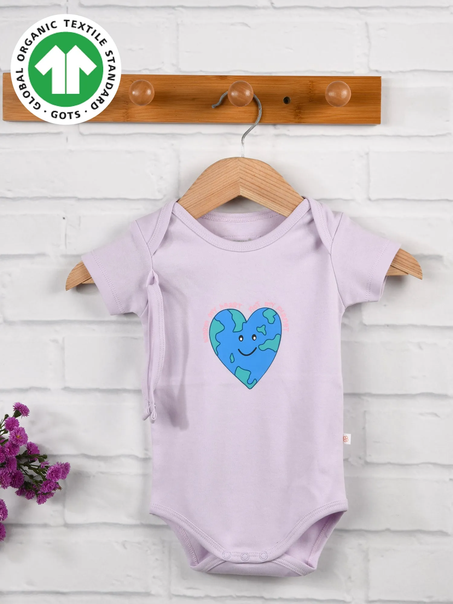 Warm My Heart - Organic Cotton Bodysuit