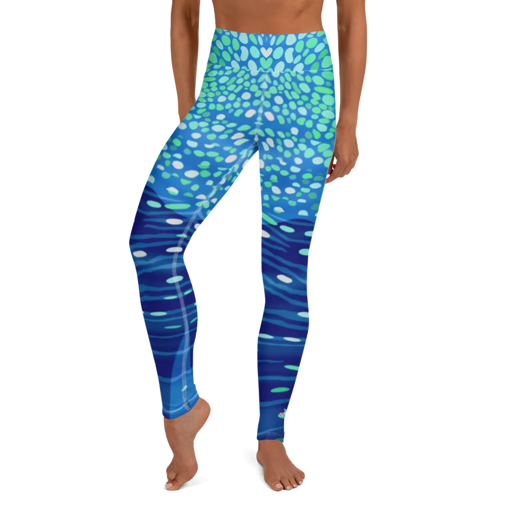 Whale Shark Leggings - Pop Style - High Waist