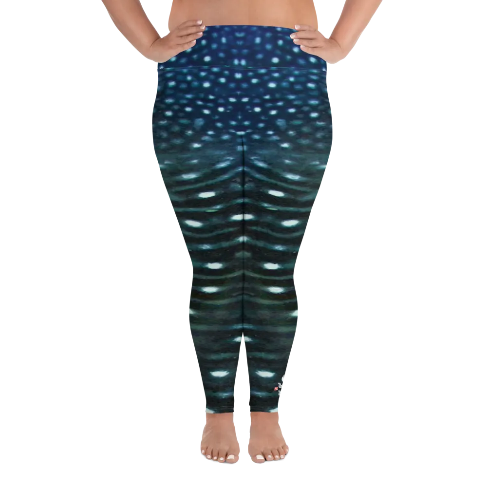 Whale Shark Plus Size Leggings (Warehouse)