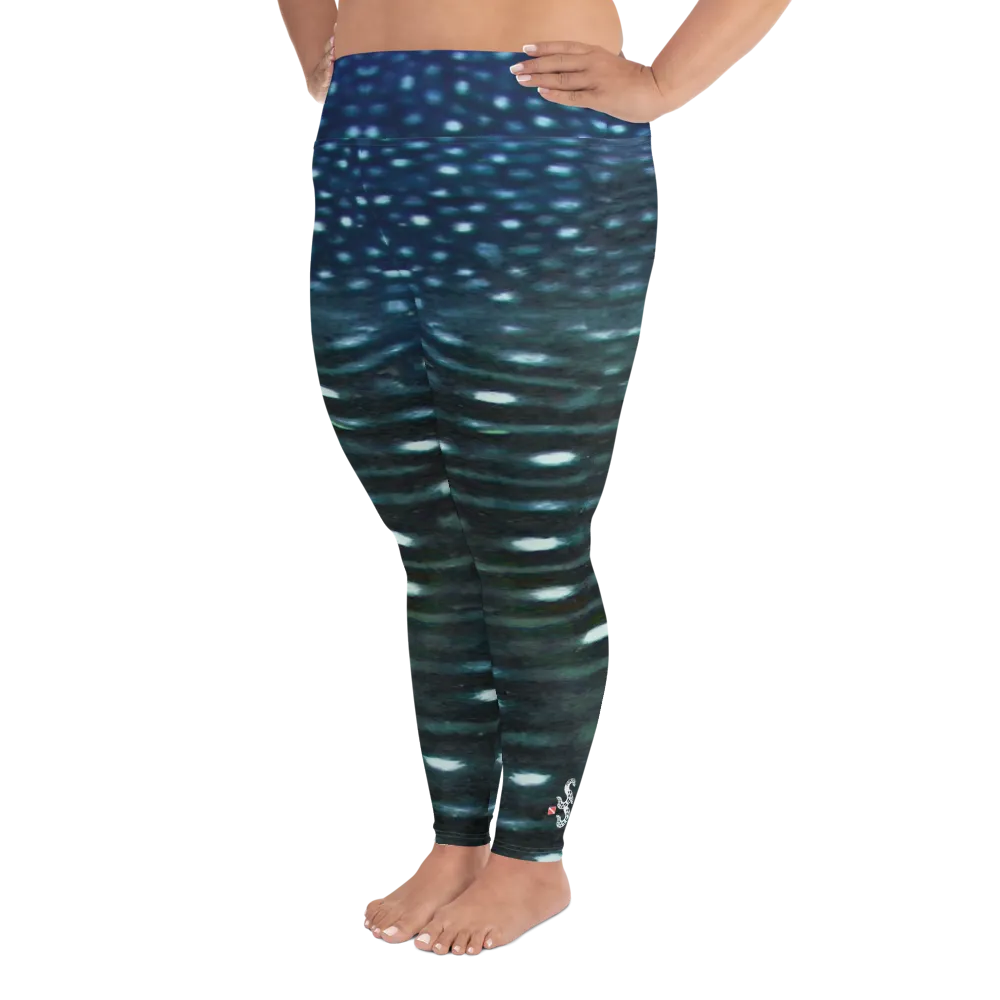 Whale Shark Plus Size Leggings (Warehouse)