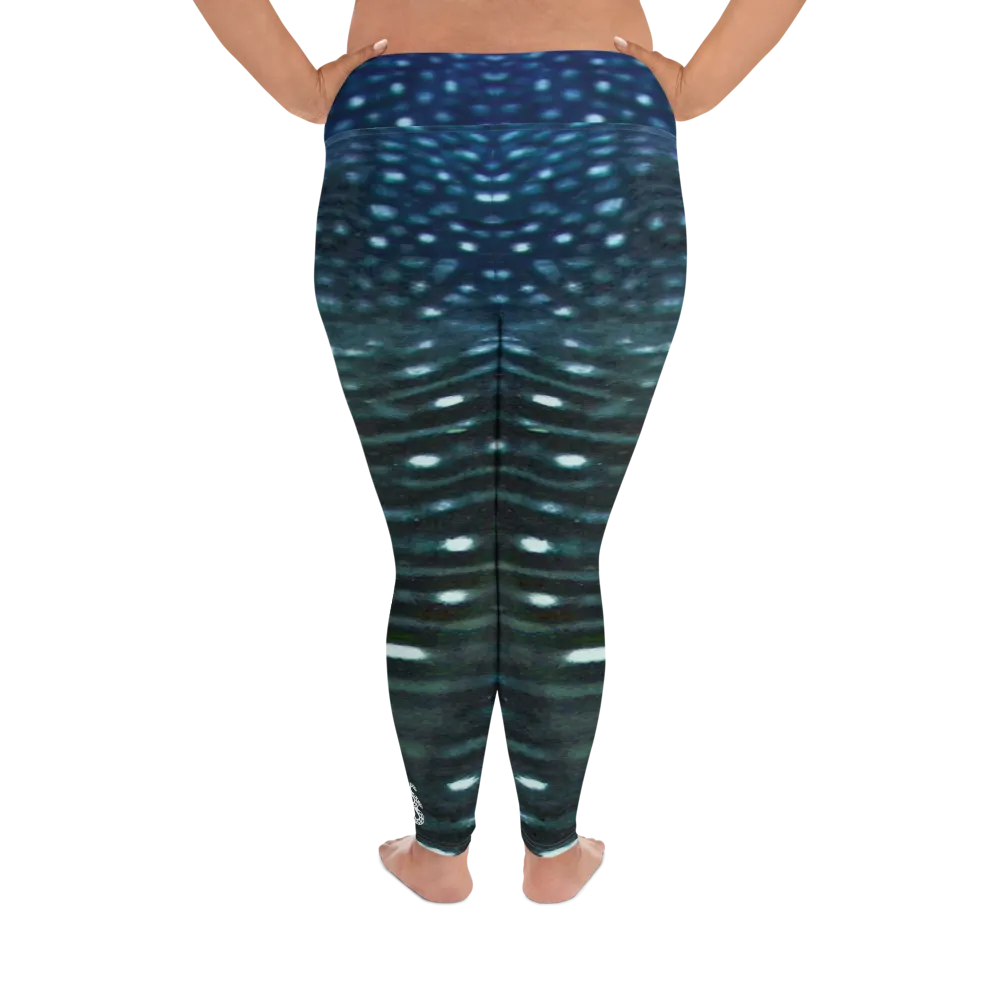 Whale Shark Plus Size Leggings (Warehouse)